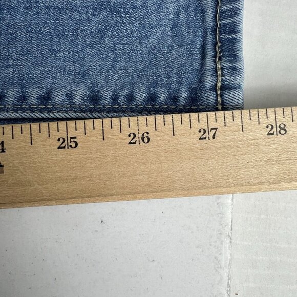 Hudson Jeans Women's Measured 30x27 High Rise Straight Light Blue Denim Tag 8 - Picture 12 of 16
